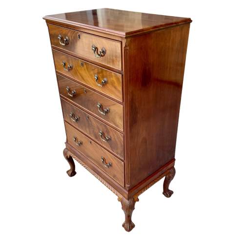 Small Mahogany Chest of Drawers image-2
