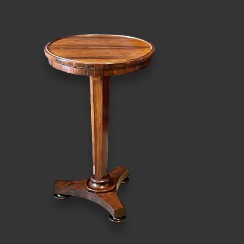 William IV Period Rosewood Lamp Table image-1