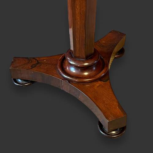 William IV Period Rosewood Lamp Table image-5