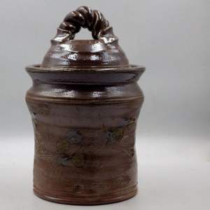Jane Hamlyn Salt Glazed Studio Pottery Large Jar