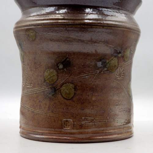 Jane Hamlyn Salt Glazed Studio Pottery Large Jar image-3