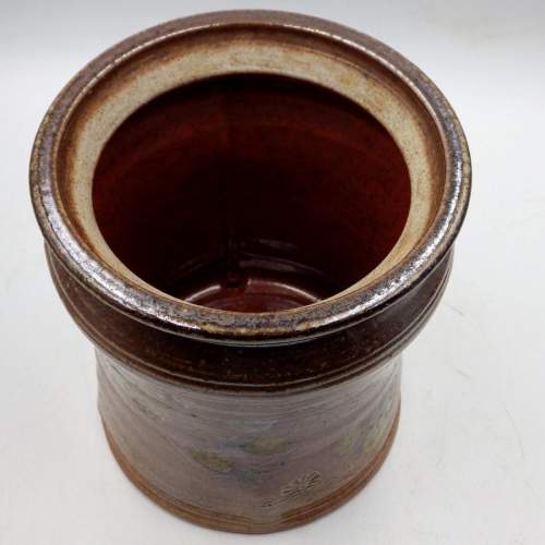 Jane Hamlyn Salt Glazed Studio Pottery Large Jar image-4