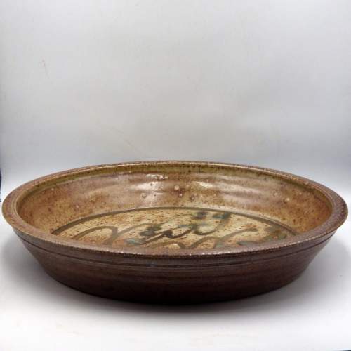 Jane Hamlyn Salt Glazed Studio Pottery Charger Dish Plate image-3