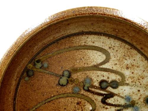 Jane Hamlyn Salt Glazed Studio Pottery Charger Dish Plate image-5