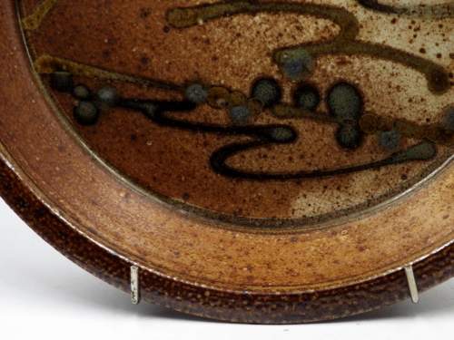 Jane Hamlyn Salt Glazed Studio Pottery Charger Dish Plate image-6