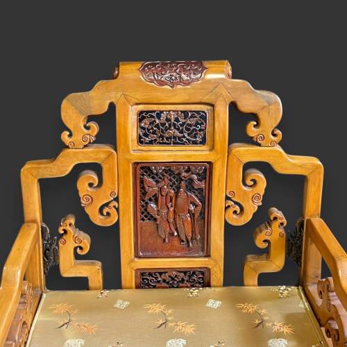 Early 20th Century Pair of Chinese Armchairs image-4