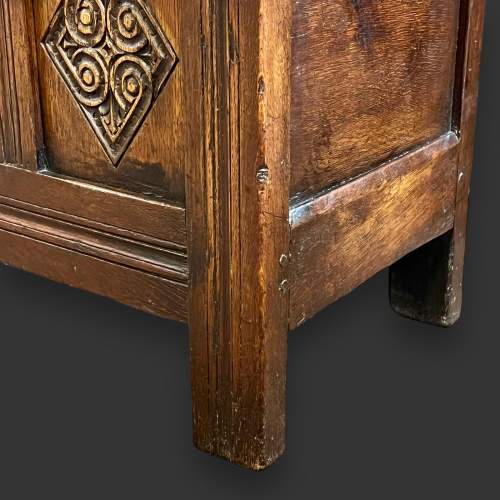 Early 20th Century Small Oak Coffer image-6