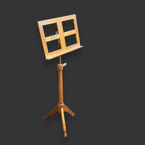Unusual Early 20th Century Adjustable Music Stand image-1