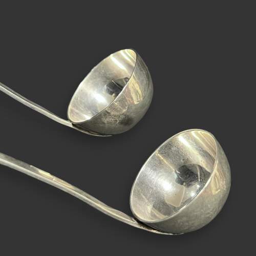 Rare Pair of Victorian Silver Ladles image-2