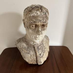 Reconstituted Stone Bust of Belgian Aristocracy