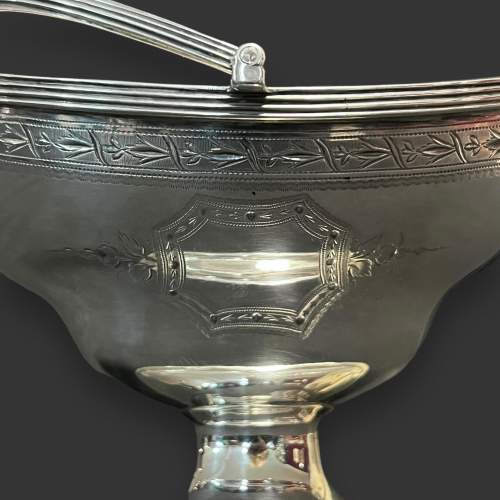 George III Silver Sugar Basket image-3