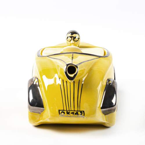 Classic Art Deco 1930s Ceramic Racing Car Teapot by Sadler image-3