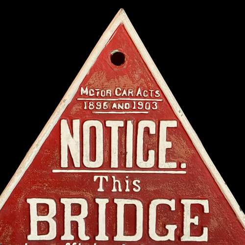 South Eastern Railway Cast Iron Diamond Bridge Sign image-2