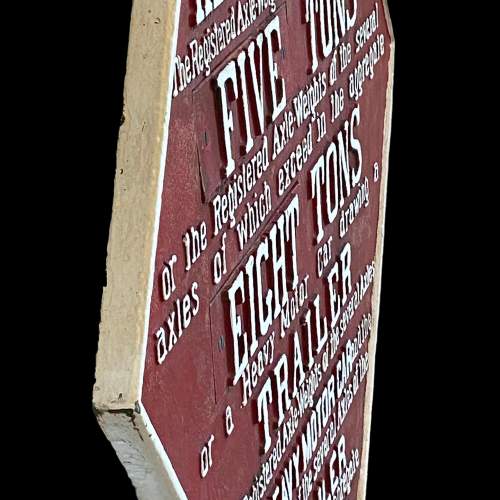South Eastern Railway Cast Iron Diamond Bridge Sign image-6