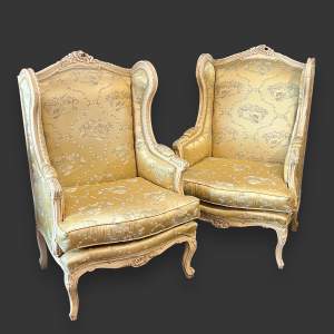 Pair of Early 20th Century French Salon Chairs