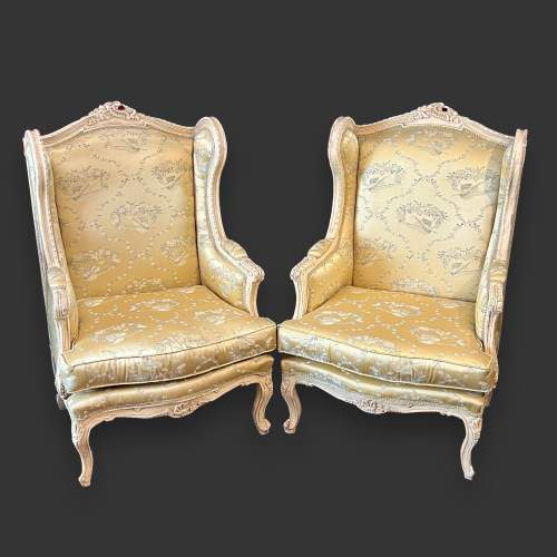 Pair of Early 20th Century French Salon Chairs image-2