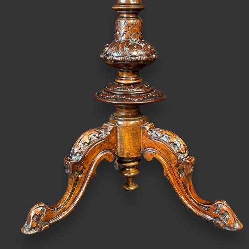 Victorian Inlaid Walnut Occasional Table image-6