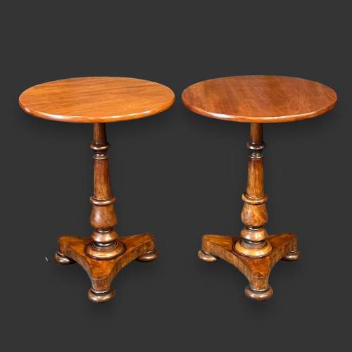 Pair of 19th Century Mahogany Occasional Tables image-2