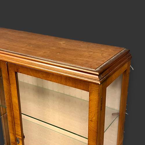 Early 20th Century Walnut Glazed Cabinet image-5