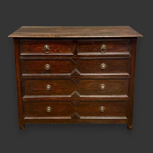Early 20th Century Jacobean Style Chest of Drawers image-1