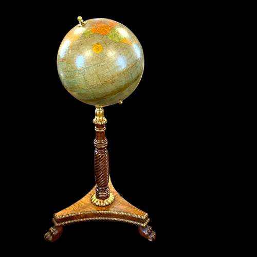 Regency Period Rosewood Stand with Terrestrial Globe image-1