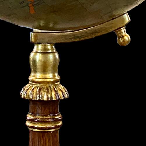 Regency Period Rosewood Stand with Terrestrial Globe image-4