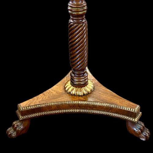 Regency Period Rosewood Stand with Terrestrial Globe image-5