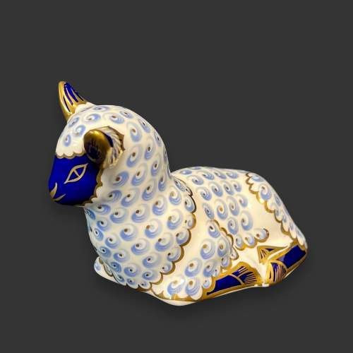 Royal Crown Derby Lamb Paperweight image-1