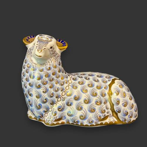 Royal Crown Derby Sheep Paperweight image-2