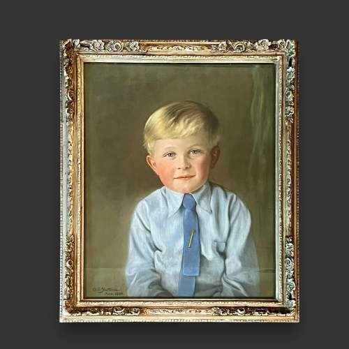 Arthur Shorthouse Oil on Canvas of Young Master Neil Wyatt image-1