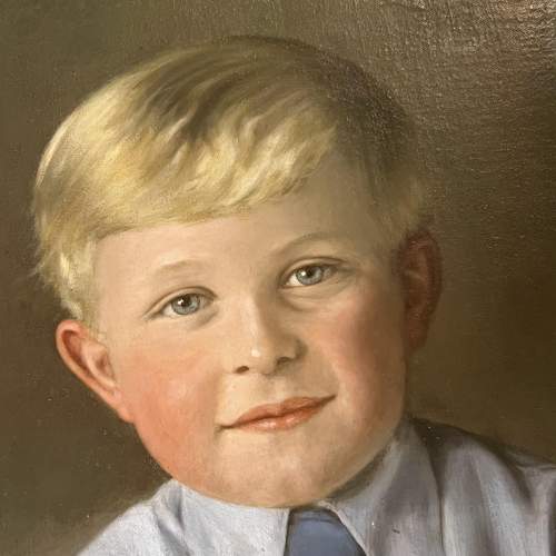 Arthur Shorthouse Oil on Canvas of Young Master Neil Wyatt image-2