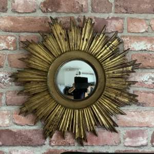 Stunning French - Belgian Sunburst Mirror - Mid 20th Century