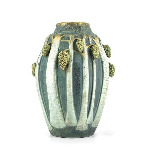 Wonderful Paul Dachsel Austrian Antique Pinecone Vase image-1