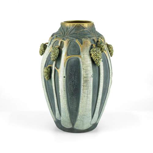 Wonderful Paul Dachsel Austrian Antique Pinecone Vase image-2