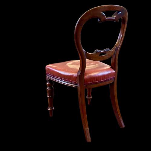 Victorian Mahogany Set of Four Dining Chairs image-3