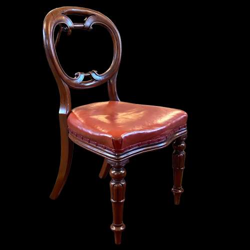Victorian Mahogany Set of Four Dining Chairs image-2