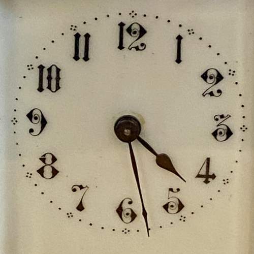 French 8-Day Brass Carriage Clock image-6