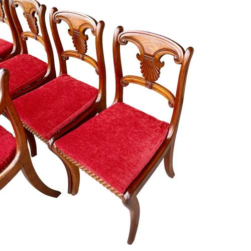 Six Regency Dining Chairs image-3