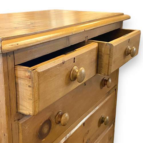 Victorian Pine Chest of Drawers image-2