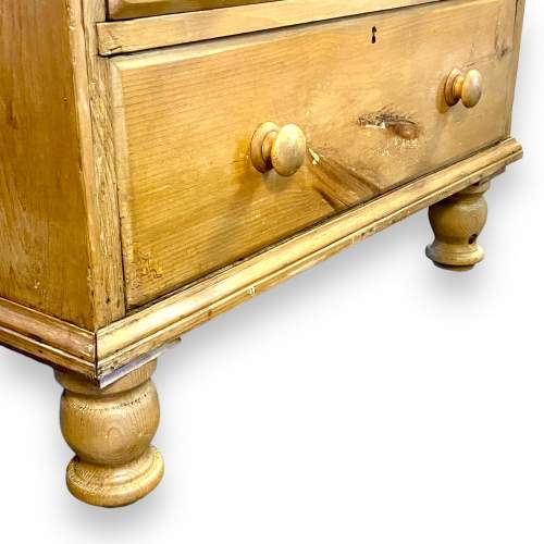 Victorian Pine Chest of Drawers image-6