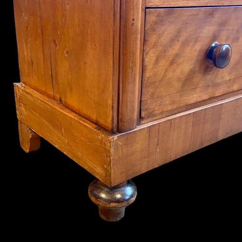 Victorian Satin Walnut Chest of Drawers image-4