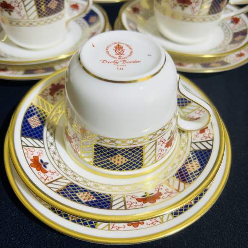 Royal Crown Derby Border Pattern 20 piece Tea Set image-4