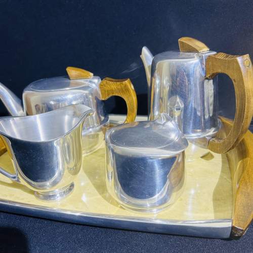 A Complete Piquot Tea Set Complete With Matching Tray image-6
