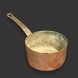 Vintage Small Copper Saucepan