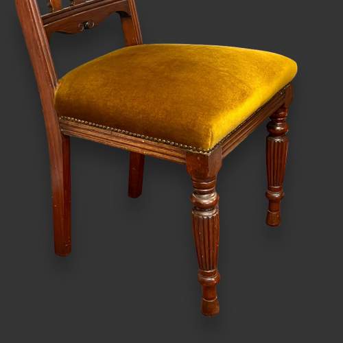 Early 20th Century Set of Four Beech and Mahogany Dining Chairs image-6