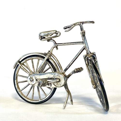 Silver Miniature Bicycle image-2