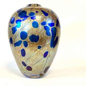 Caron Von Drexel Irridescent Glass Vase