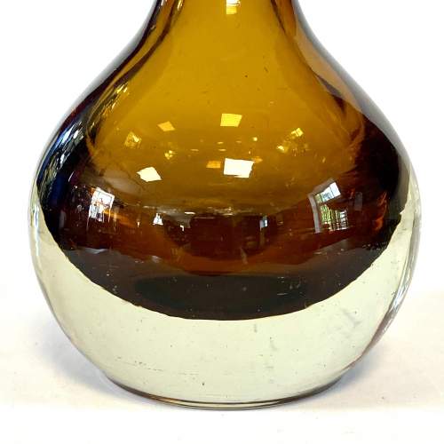 Rhimaken Lasi Amber Glass Vase image-2