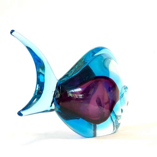 Murano Seguso Italian Glass Fish image-2