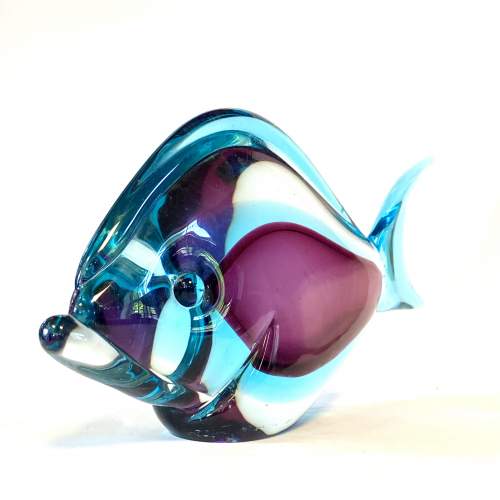 Murano Seguso Italian Glass Fish image-1